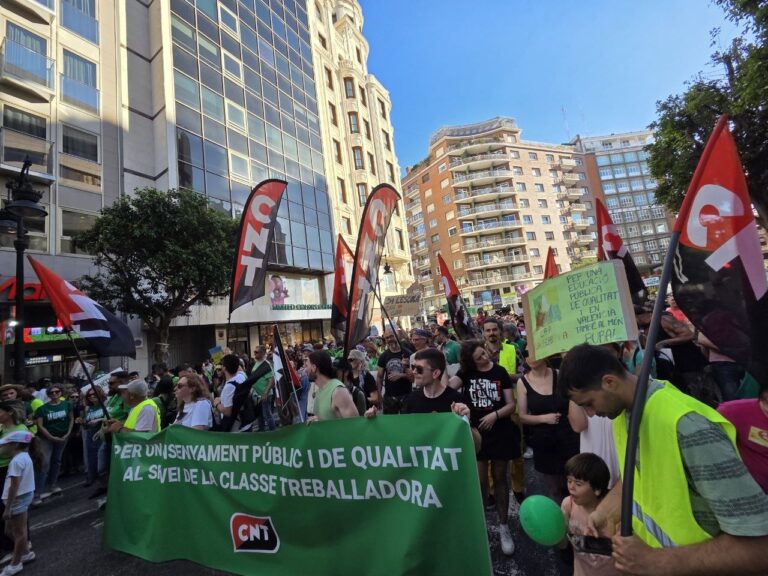 COMUNICADO DE LOS SINDICATOS CONVOCANTES DE LA HUELGA INDEFINIDA EN EDUCACIÓN (CGT – CNT – COS – CSO)